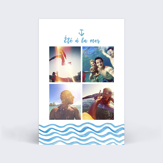Carte Postale Jolies vagues
