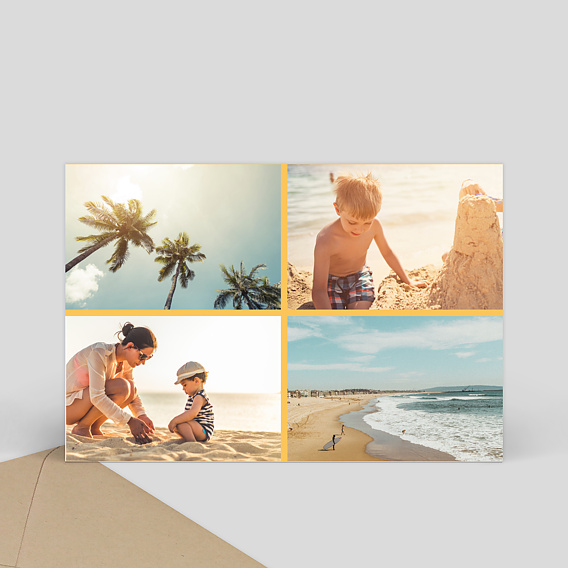 Carte Postale Multiphoto 4 Photos