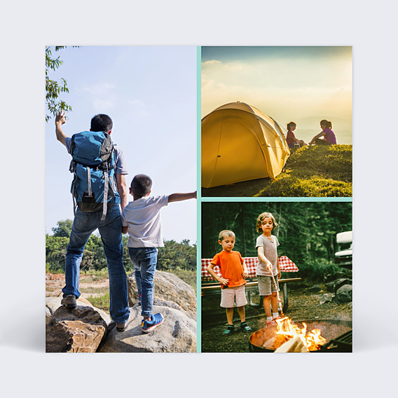 Carte Postale Carte multiphoto 3 photos 1 - 2 droite