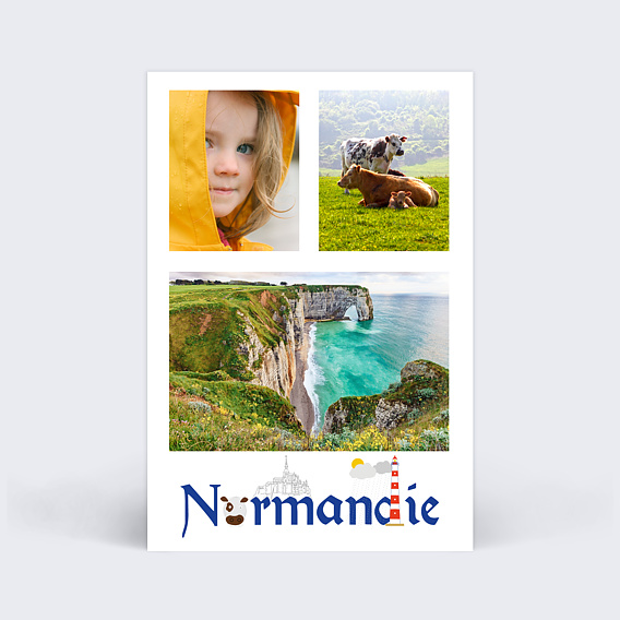 Carte postale Normandie