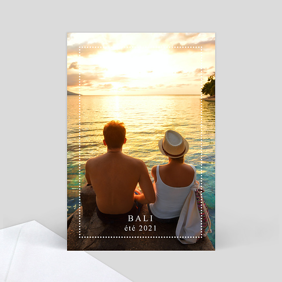 Carte Postale Pointill�s