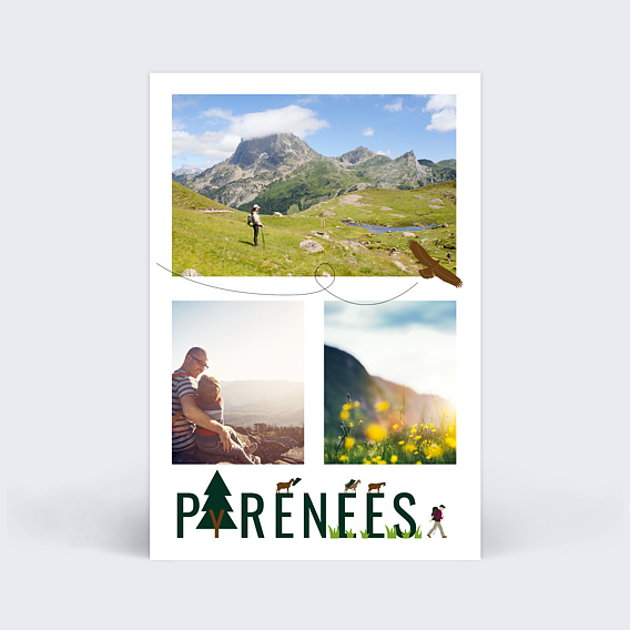 Carte postale Pyrénées