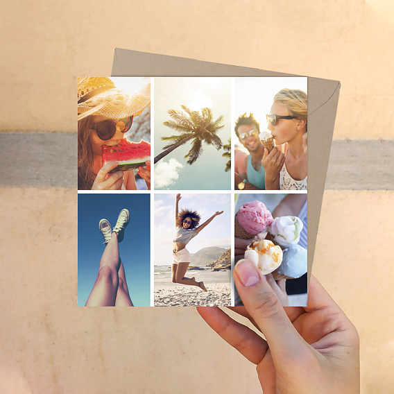 Carte postale Carte multiphotos 6 photos Après 4