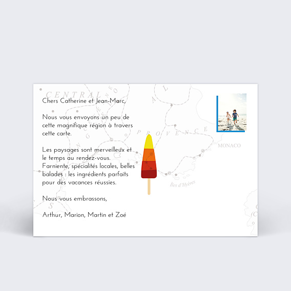 Carte Postale Côte d'Azur