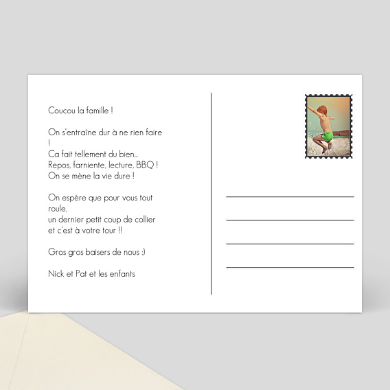 Carte postale Carte postale multiphoto 4 photos Verso