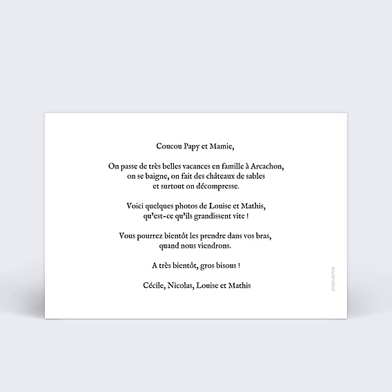 Carte Postale Collage Photos