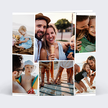 Carte Postale Collage Photos