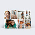 Carte postale Carte multiphoto 6 photos 2 - 1 - 1 - 2