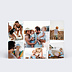 Carte postale Collage Photos Recto