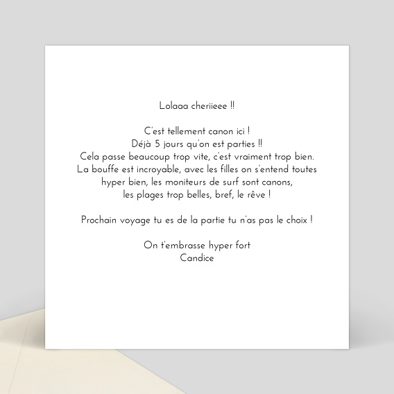 Carte postale Carte multiphotos 6 photos Verso