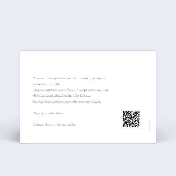 Carte postale Carte postale greetings from Verso