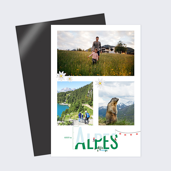 Carte Postale Alpes
