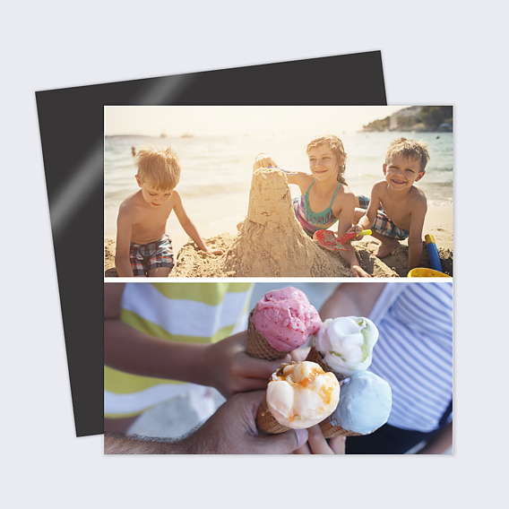 Carte postale Multiphoto 2 photos