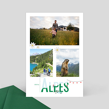 Carte Postale Alpes