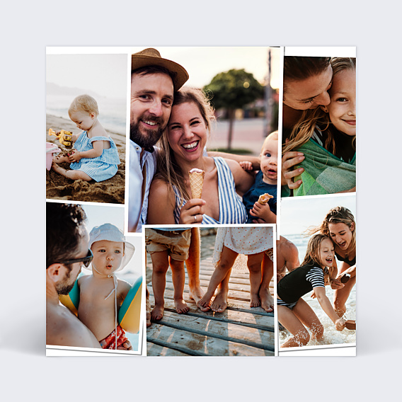 Carte Postale Collage Photos