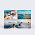 Carte postale Vacances classique 4 photos