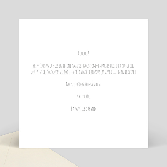 Carte postale Carte multiphoto 3 photos 1 - 2 droite Verso