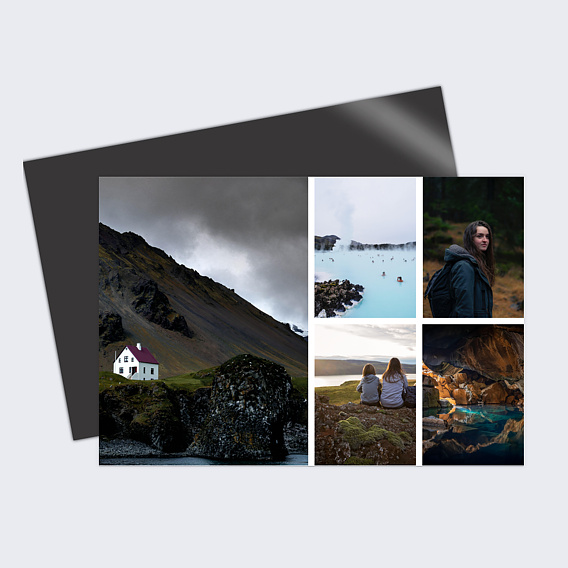 Carte postale Carte multiphoto 5 photos 1 - 4