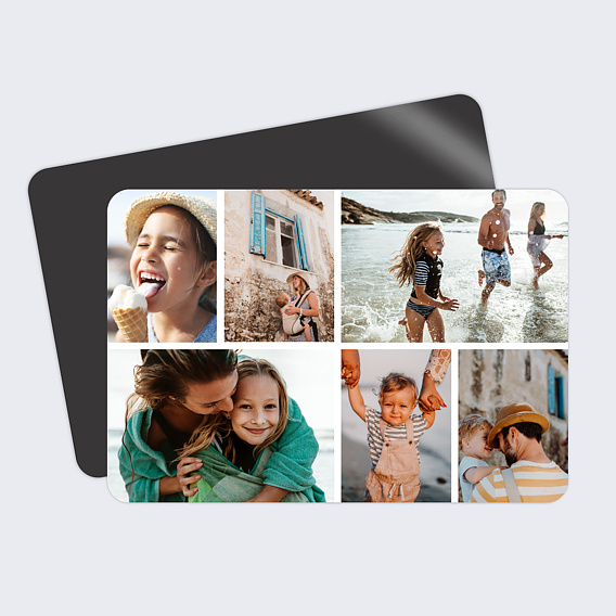 Carte postale Carte multiphoto 6 photos 2 - 1 - 1 - 2