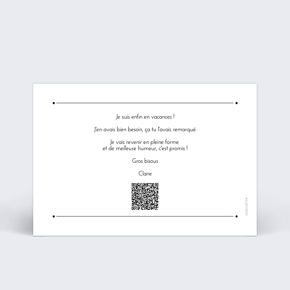 Carte Postale Cadre