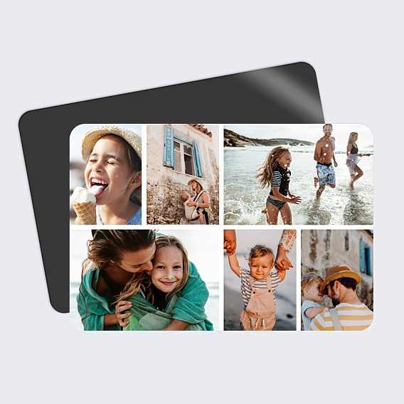 Carte Postale Carte multiphoto 6 photos 2 - 1 - 1 - 2