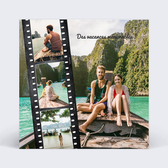 Carte postale Carte postale pellicule photos