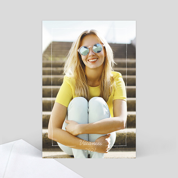 Carte Postale Trait de crayon