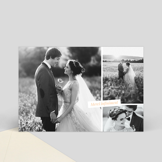 Remerciements mariage 3 Photos