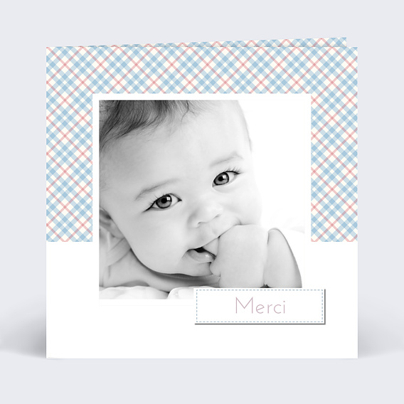 Remerciements Naissance Tissu