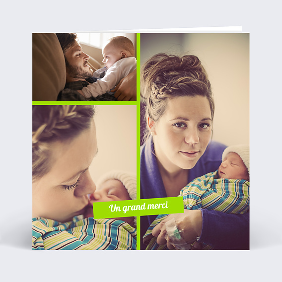 Remerciements Naissance Ambiance photo remerciements