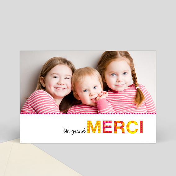 Lettres merci invitation