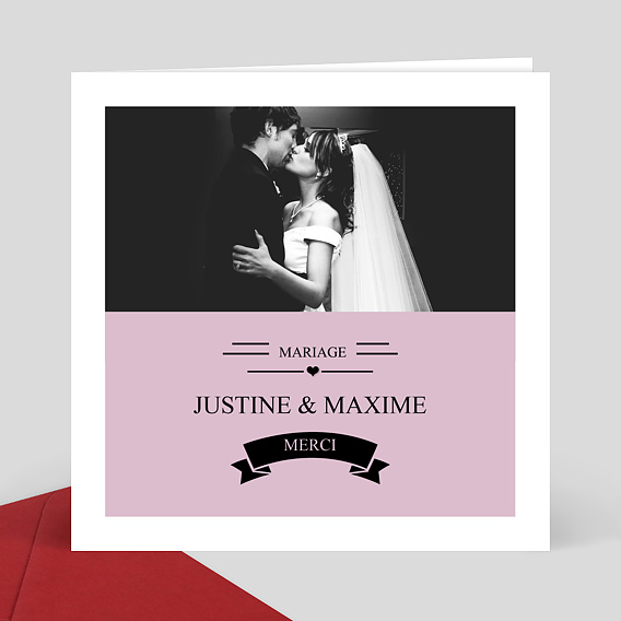 Remerciements mariage Mariage merci 2