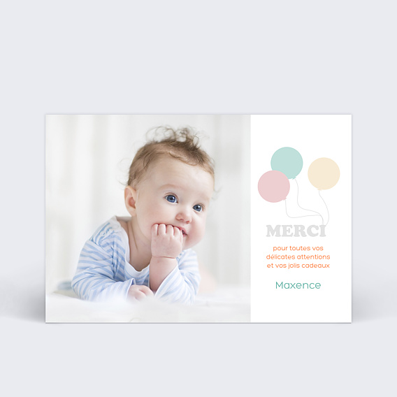 Remerciements Naissance Remerciement carte naissance