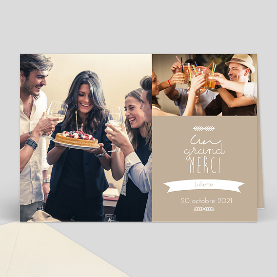 Remerciements Anniversaire Remerciement d'anniversaire