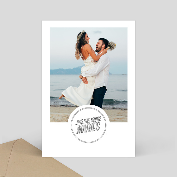 Remerciements mariage Remerciement jeunes mariés