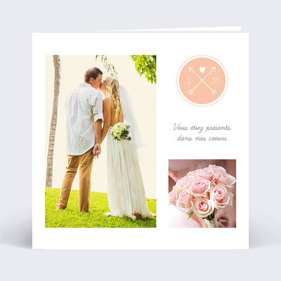 Remerciements mariage Remerciement mariage absent