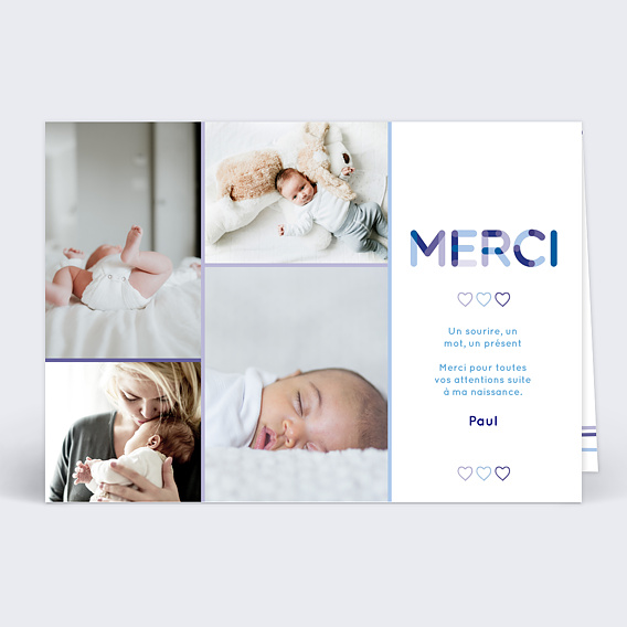 Remerciements Naissance Remerciements naissance multi-photo