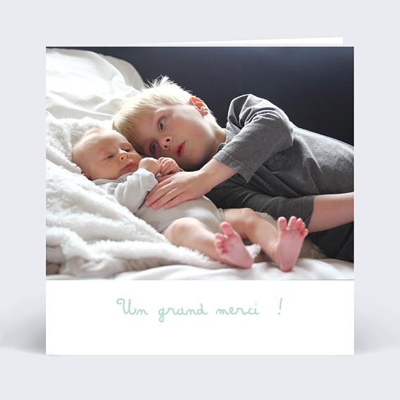 Remerciements Naissance Remerciement photo naissance