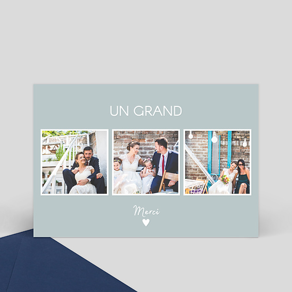 Remerciements mariage Remerciements mariage famille rose