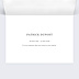 Carte remerciement décès Portrait Ovale Intérieur Droit