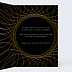 Carte remerciement invitation Rosace Intérieur Droit