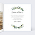 Remerciements mariage Nature