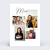 Carte remerciement anniversaire Collage