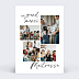 Carte remerciement invitation Collage