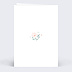 Carte remerciement invitation Couronne de Fleurs Verso