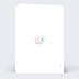 Carte remerciement mariage Couronne de Fleurs Verso