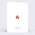 Carte remerciement mariage Rouge Passion Verso
