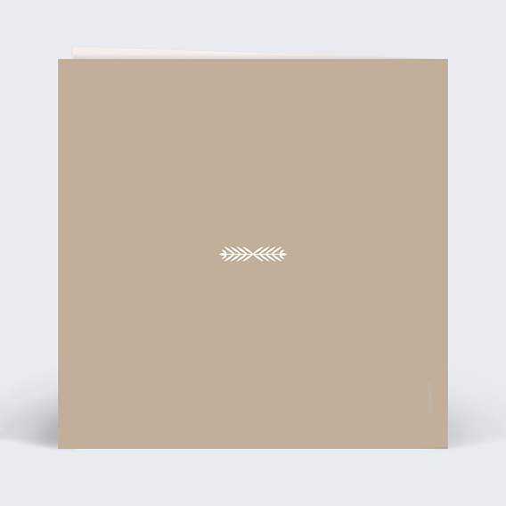 Carte remerciement mariage Nous Nous Marions Verso