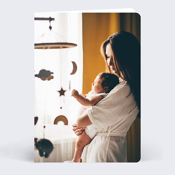 Faire part naissance Faire-part fille photo seule