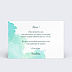 Carte remerciement invitation Flashback Verso